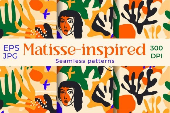 3 Seamless Patterns Inspired by Matisse: Bold, Joyful Design for Real-World Use