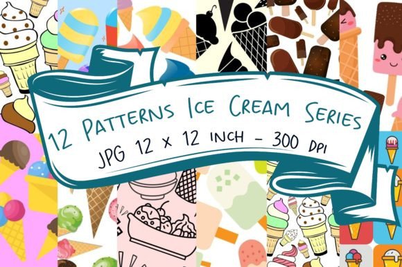 Bundle Patterns Ice Cream Series
