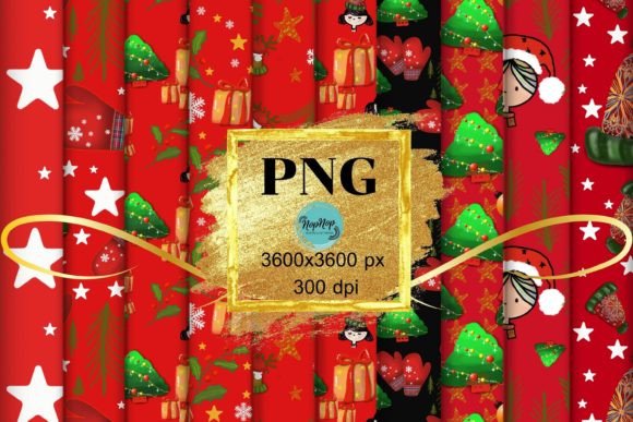 Christmas Seamless Patterns V.6