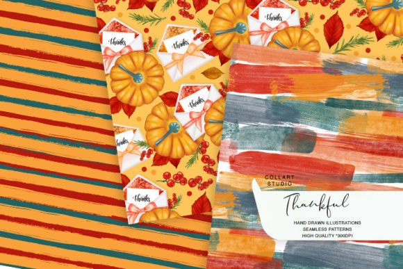 Fall Seamless Patterns, Digital Papers