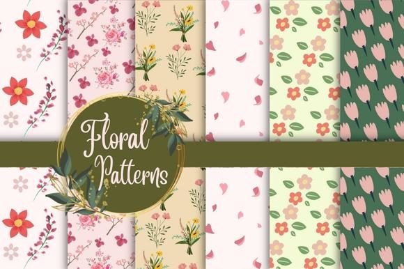 Floral Patterns Digital Paper Wallpaper: Effortless, Versatile Design for Every Creative Project