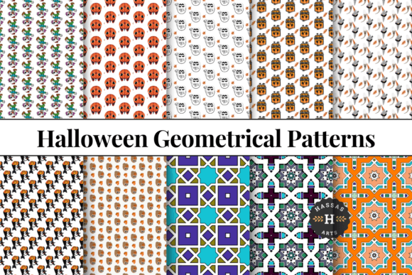 Halloween Digital Patterns 12: Elevating Seasonal Design with Precision, Scalability, and Creative Control