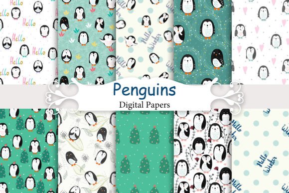 Seamless Patterns with Penguins
