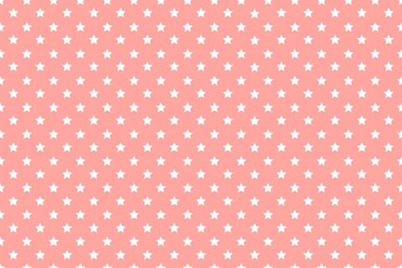 Seamless Star Patterns on Pink Background: Versatile, Professional & Ready to Use